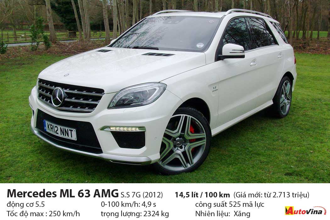 SUV tiêu thụ nhiều nhất