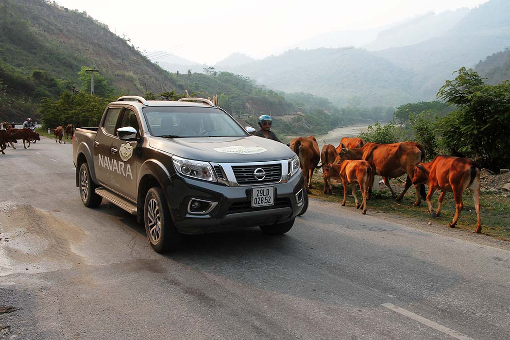 Nissan NP300 Navara hành trình 2,000 km sag Lào