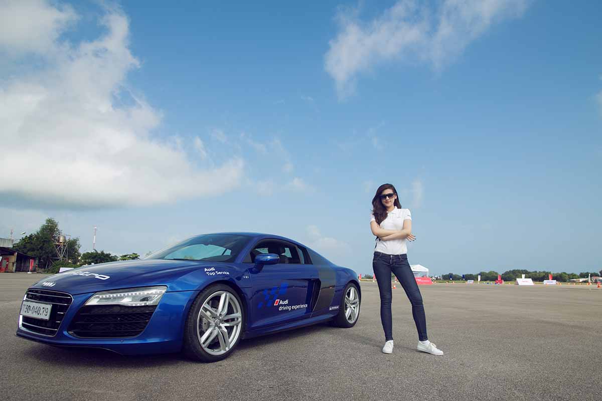 Á Hậu Tú Anh tại Chương trình Trải nghiệm Audi 2015 tại Phú Quốc