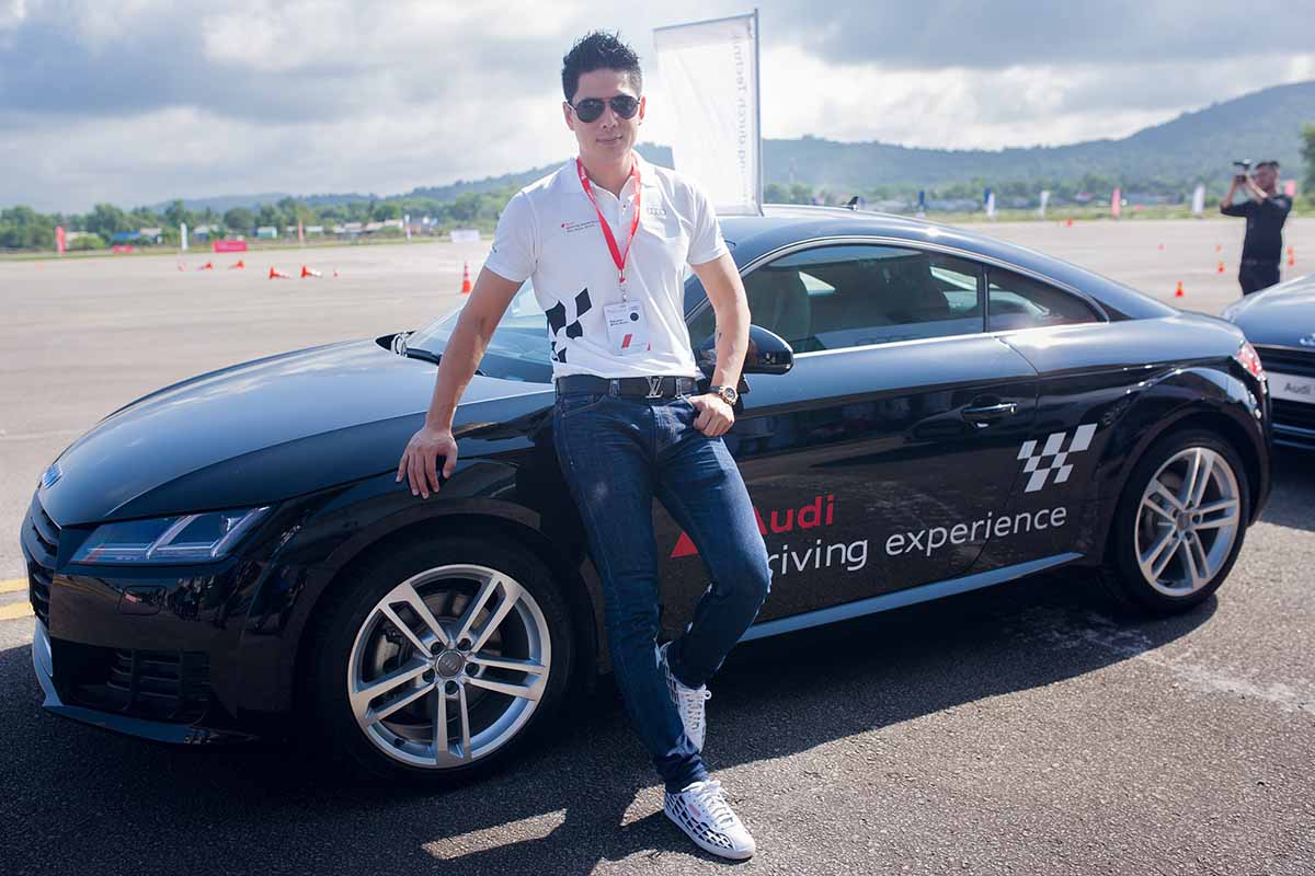 Người mẫu diễn viên Binh Minh Đại diện thương hiệu Audi Q5 có mặt tại Chương trình trải nghiệm Audi 2015 tại Phú Quốc