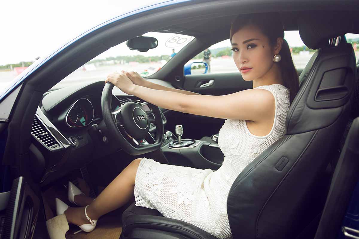 Ca sĩ Đông Nhi - Đại sứ thương hiệu Audi A3 Sportback tại Chương trình Trải nghiệm Audi 2015 tại Phú Quốc