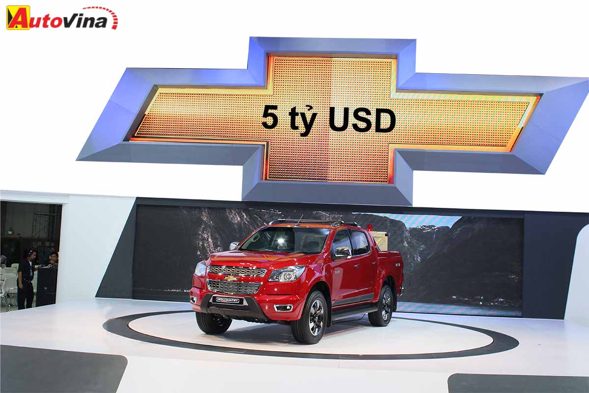 Chevrolet đầu tư 5 tỷ USD vào thj trường phát triển nhanh