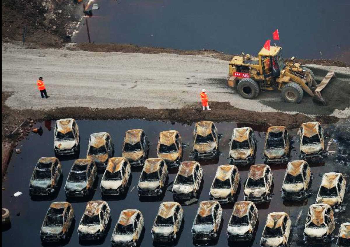 Các hãng xe bị thiệt hại tại Vụ nổ thành phố cảng Thiên tân Các hãng xe bị thiệt hại tại Vụ nổ thành phố cảng Thiên tân