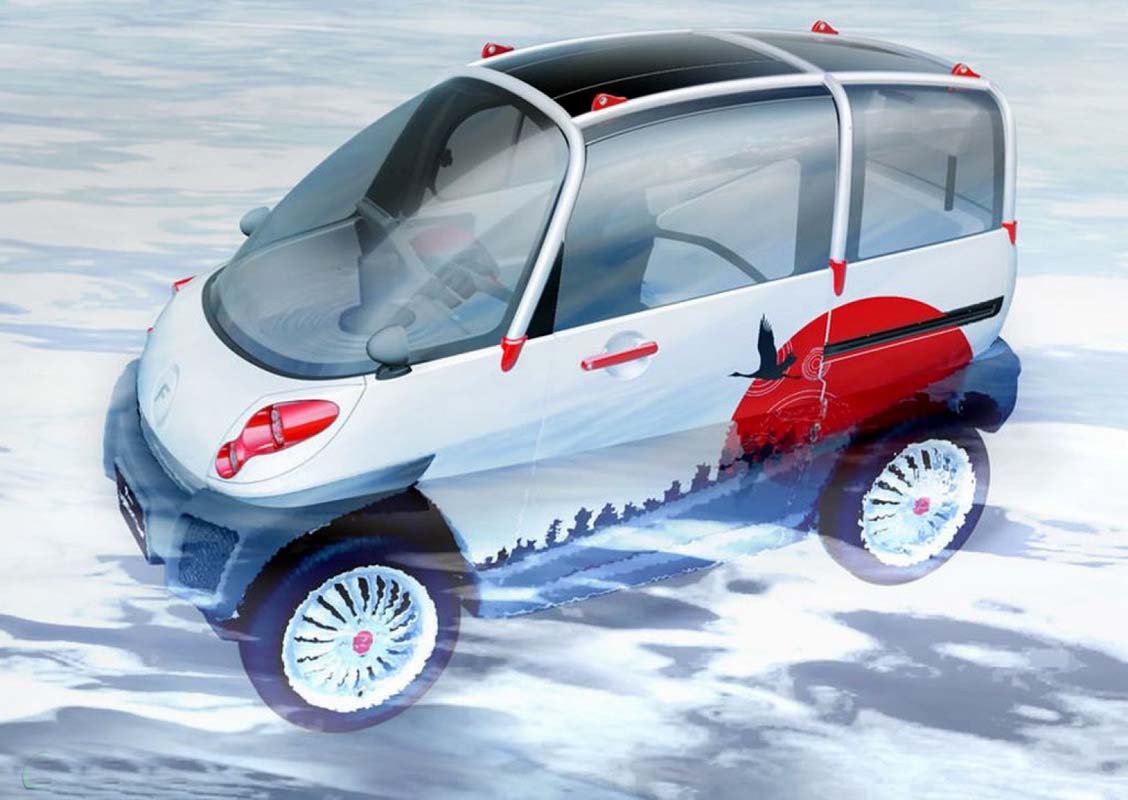 Fomm Concept One - Mẫu xe điện có thể lội nước - Autovina