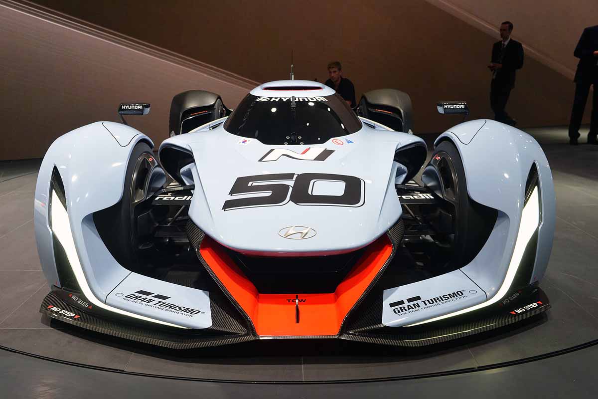 Sieu xe Hyundai n 2025 vision gran turismo ra mat frankfurt motor show 2015