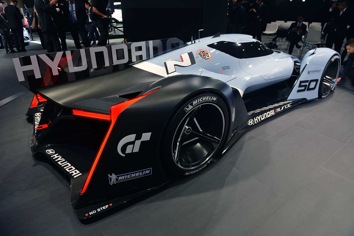Sieu xe Hyundai n 2025 vision gran turismo ra mat frankfurt motor show 2015