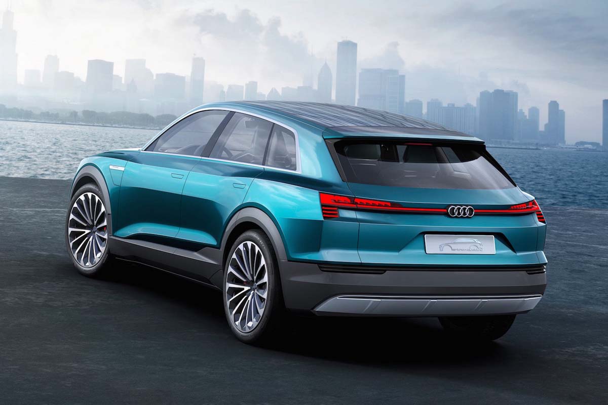 Audi e tron quattro ra mắt frankfurt motor show 2015