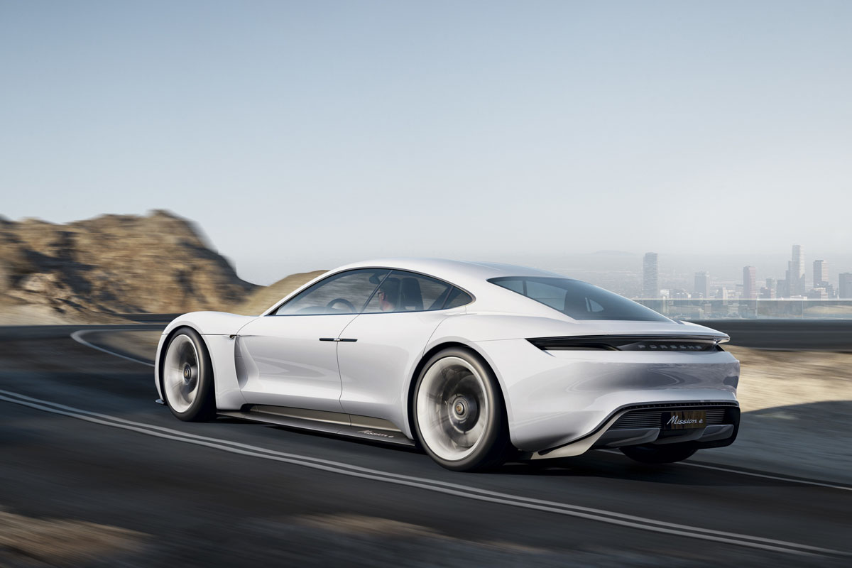Porsche Mission E concept ra mắt tại Frankfurt motor show