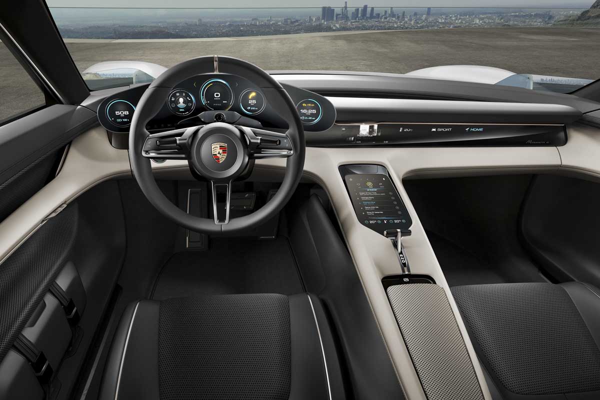 Porsche Mission E concept ra mắt tại Frankfurt motor show