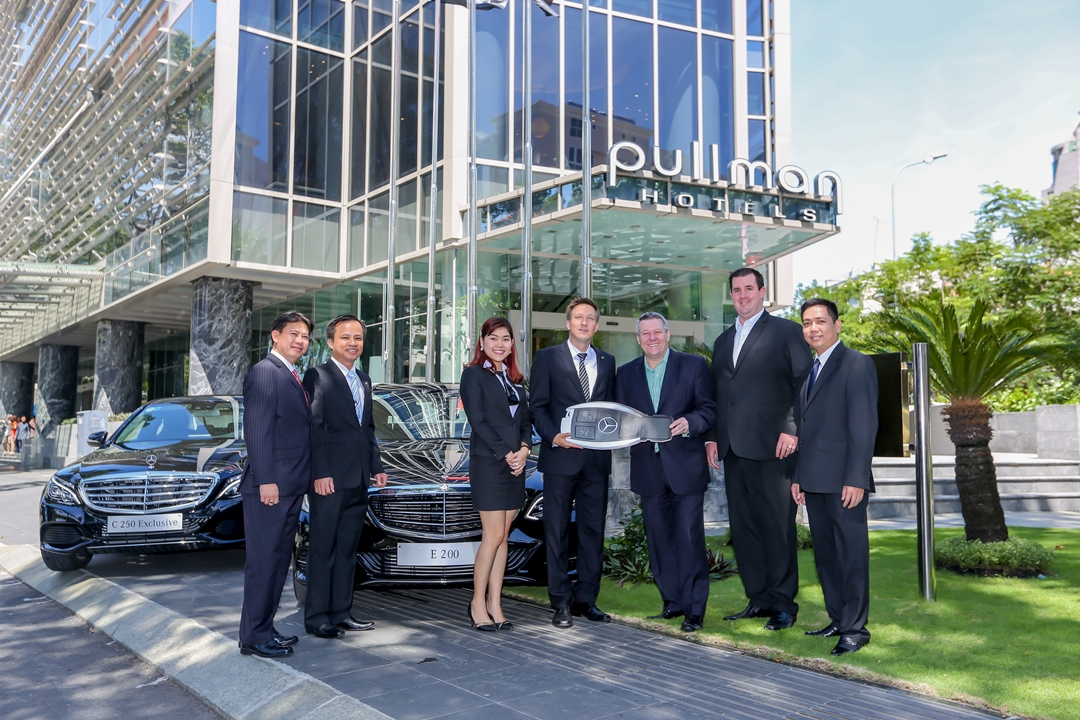 Pullman Saigon Centre sử dụng Mercedes E200 và C250 Exclusive Pullman Saigon Centre sử dụng Mercedes E200 và C250 Exclusive