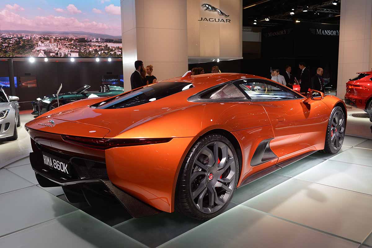 jaguar c-x75 có mặt tại frankfurt motor show 2015