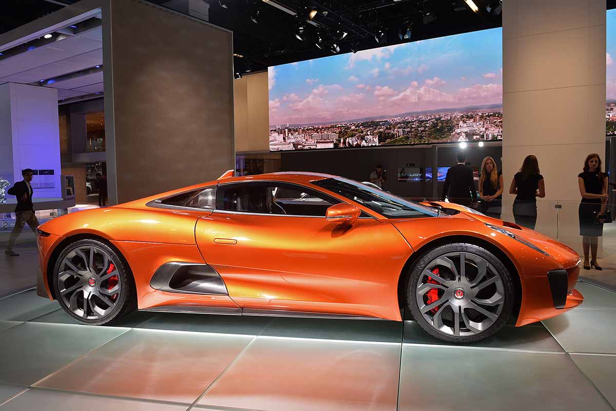 jaguar c-x75 có mặt tại frankfurt motor show 2015