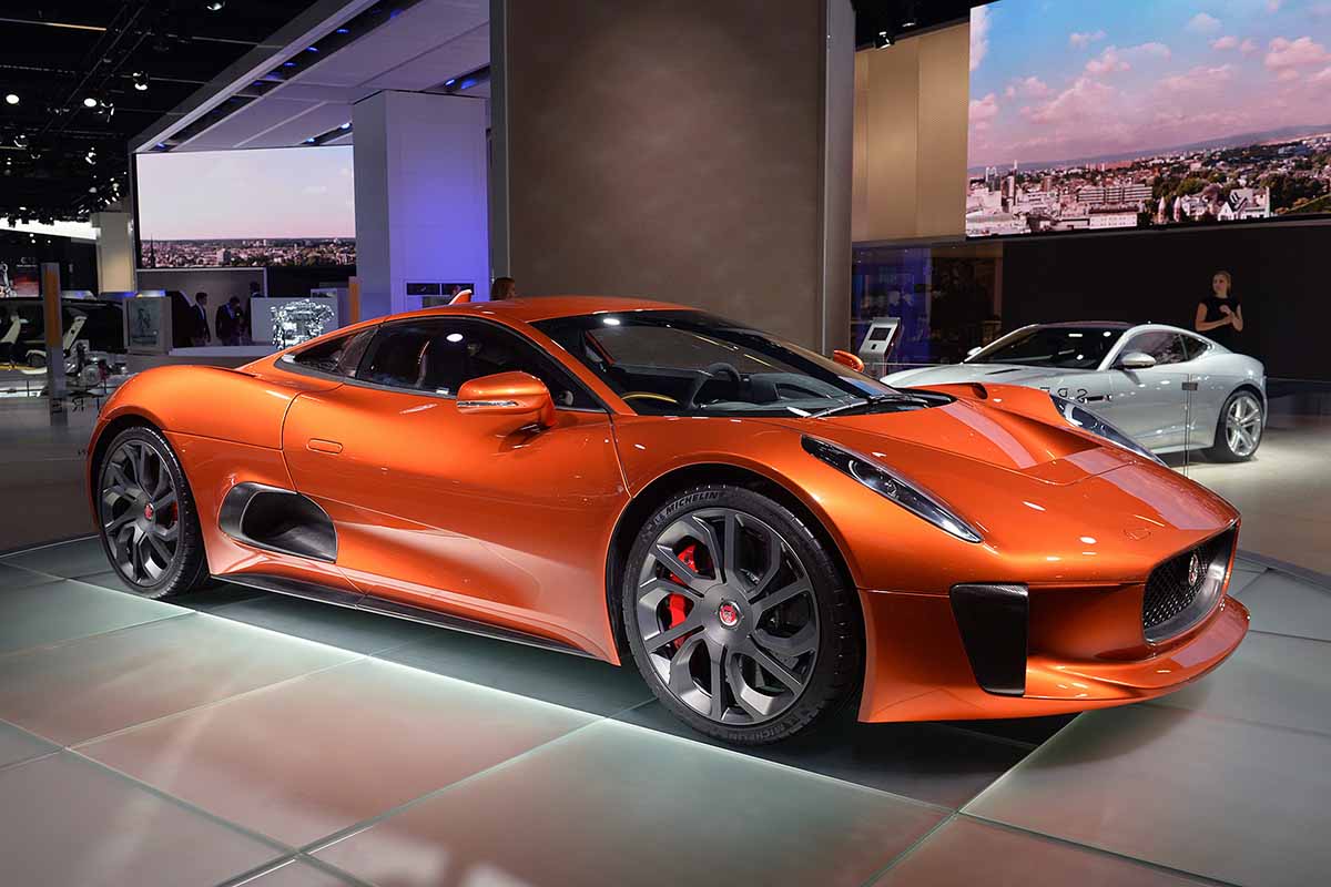 jaguar c-x75 có mặt tại frankfurt motor show 2015