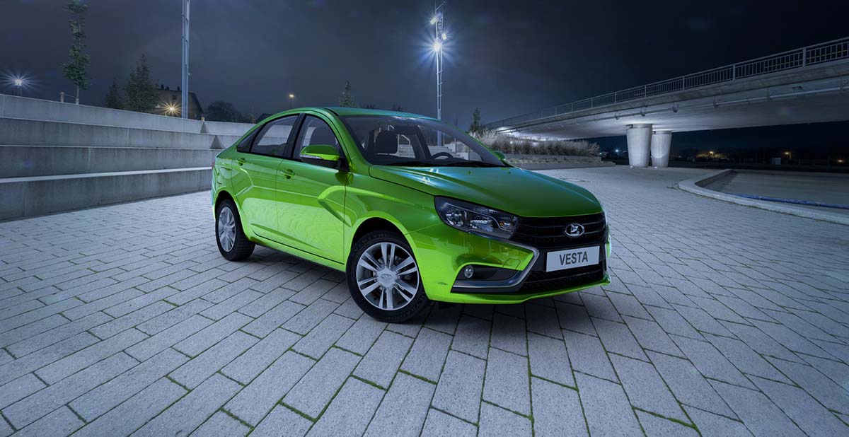 lada vesta sedan giá rẻ được sản xuất