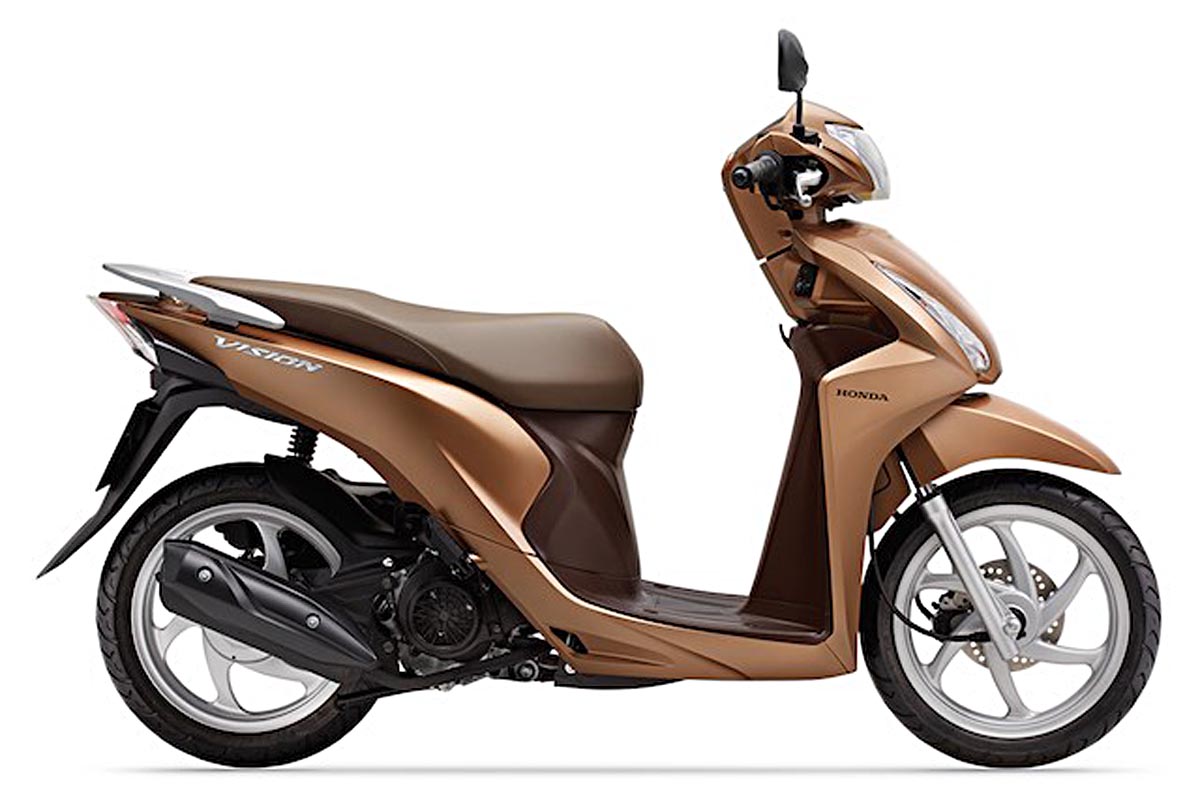 Honda Vision 2015 thêm màu mới