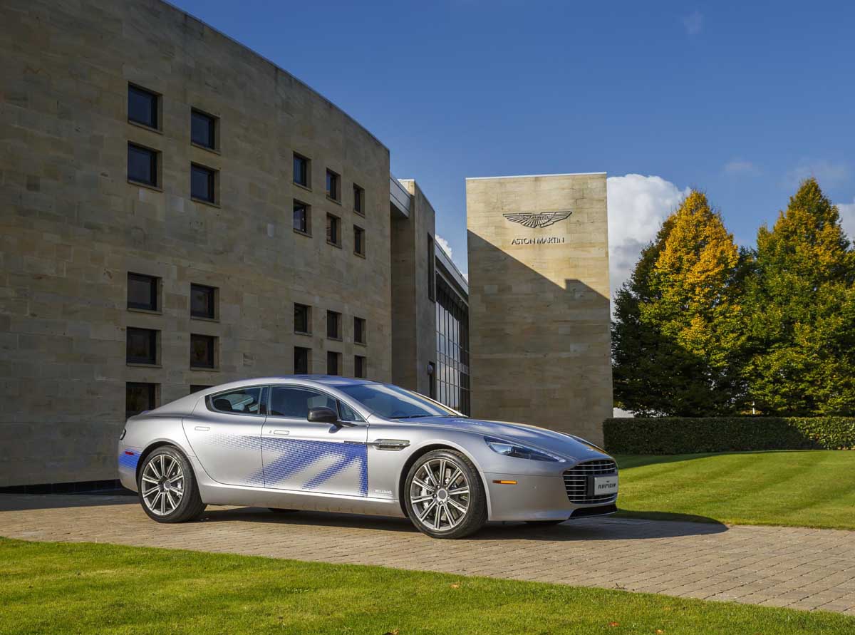 Aston Martin RapidE concept hé lộ hình ảnh Aston Martin RapidE concept hé lộ hình ảnh
