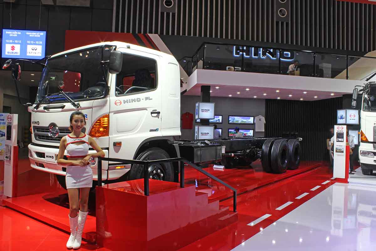 Gian hàng của HINO tại VMS 2015 Gian hàng của HINO tại VMS 2015