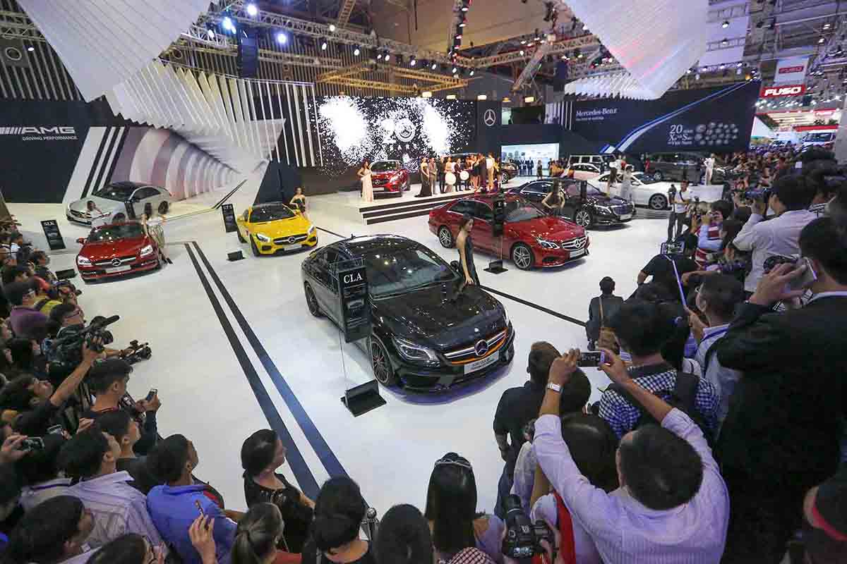 Gian hàng của Mercedes-Benz tại vms 2015 Gian hàng của Mercedes-Benz tại vms 2015