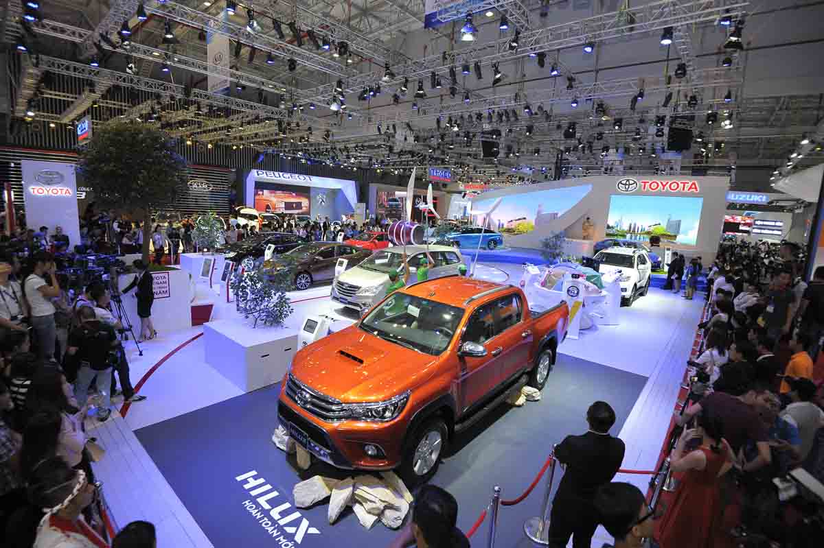 Gian hàng toyota tại vms 2015 Gian hàng toyota tại vms 2015