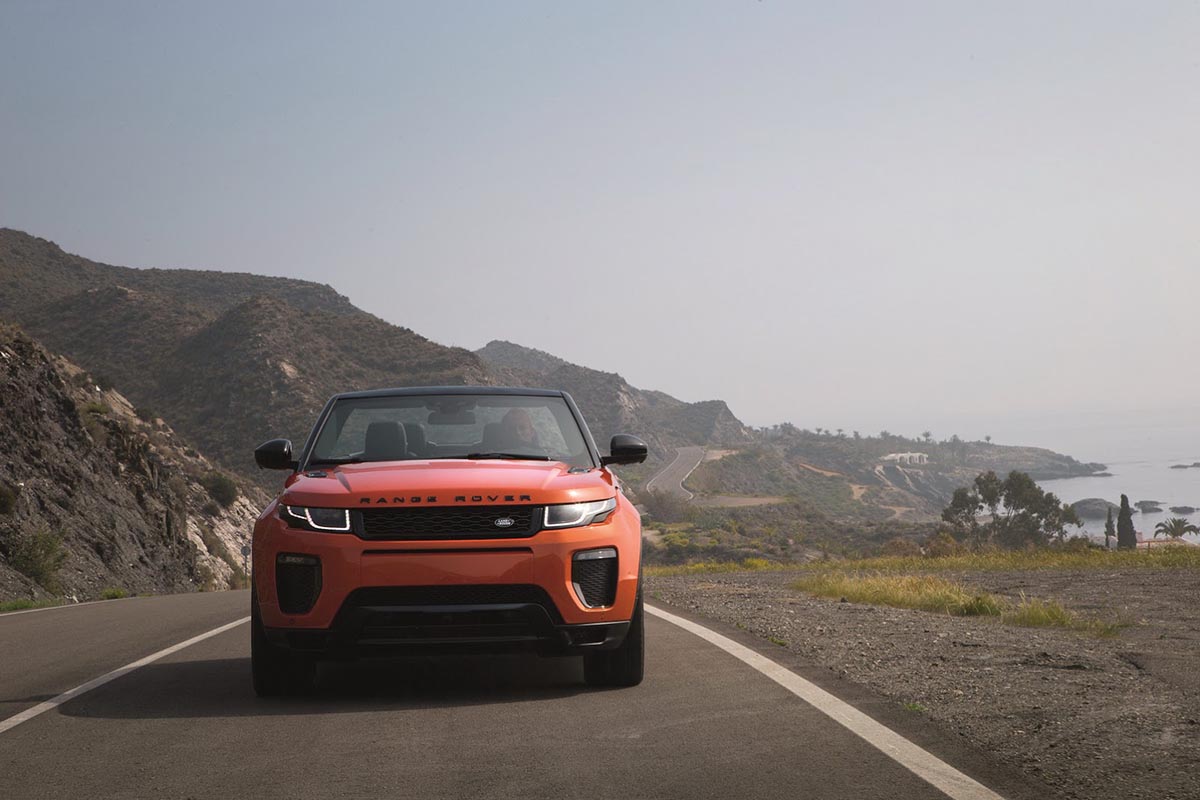 Range rover evoque mui trần