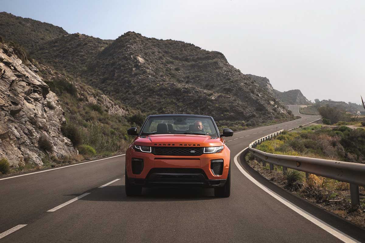 Range rover evoque mui trần