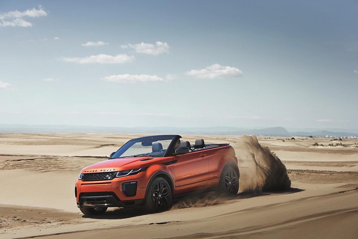 Range rover evoque mui trần