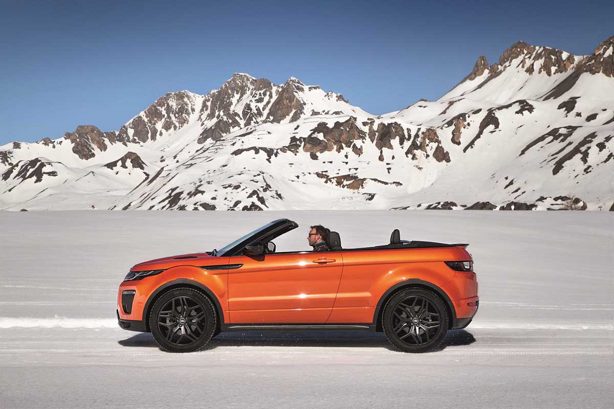 Range rover evoque mui trần