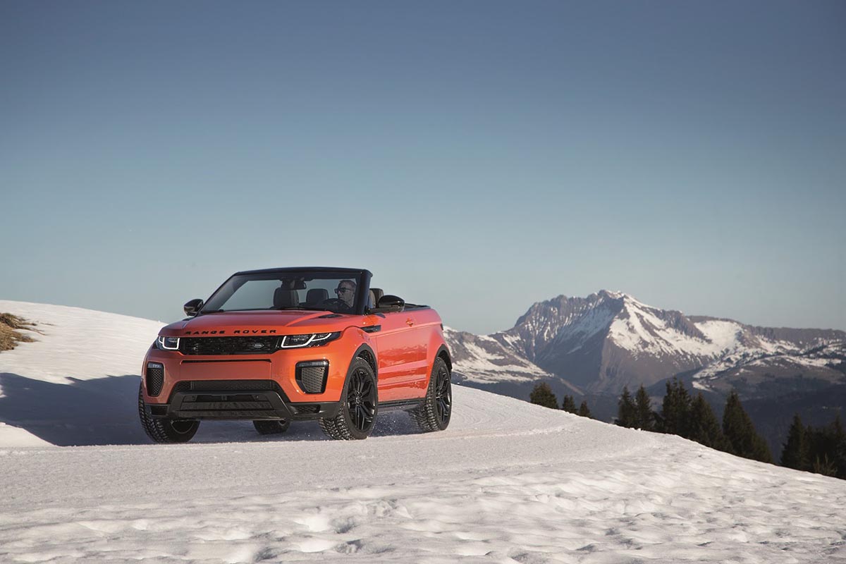 Range rover evoque mui trần