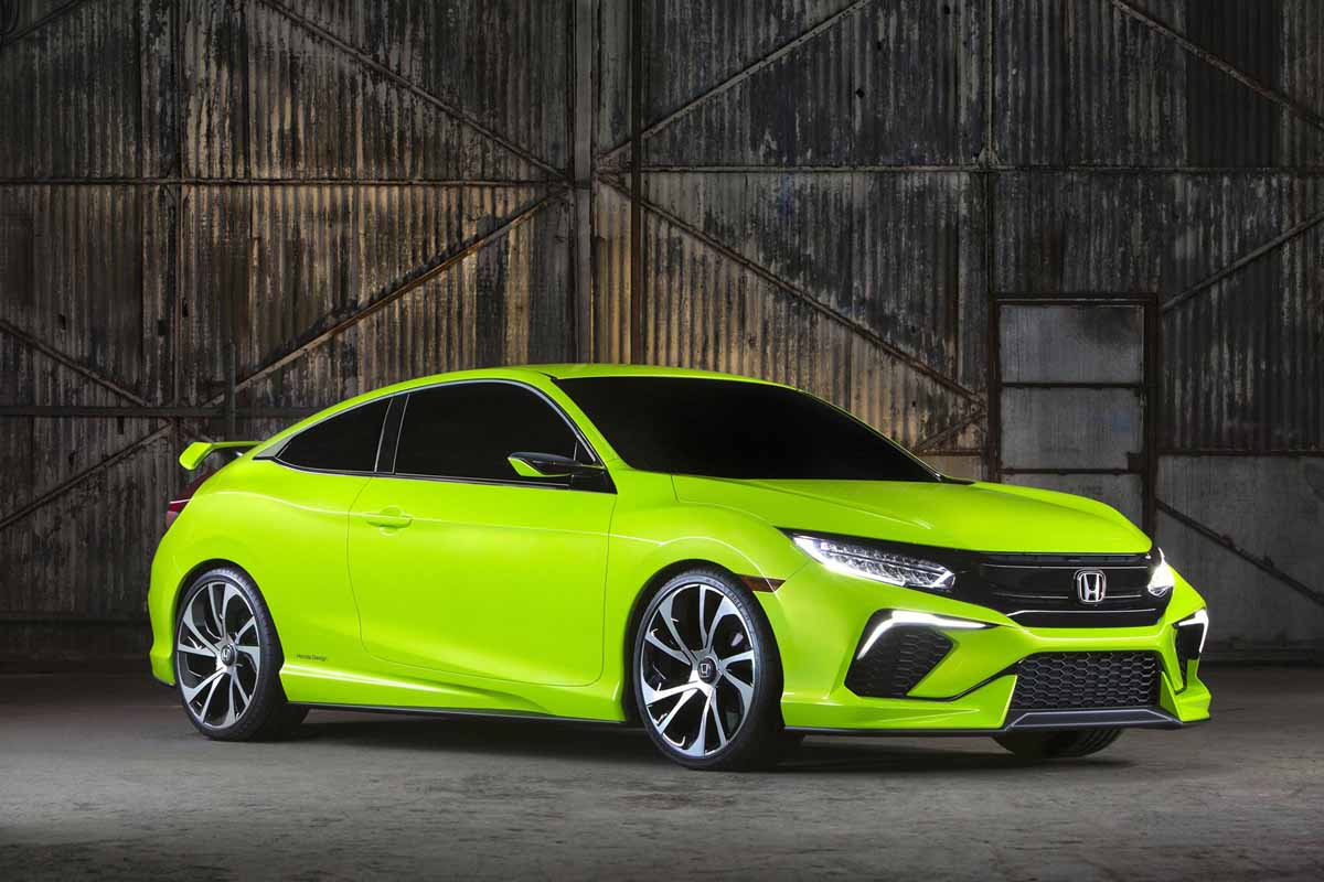Honda Civic Coupe 2016 sắp ra mắt