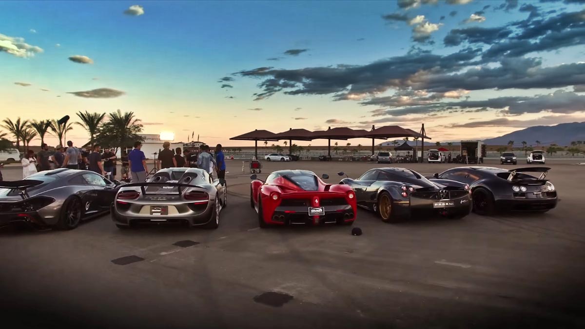 Màn so tài 5 siêu xe hypercar Màn so tài 5 siêu xe hypercar