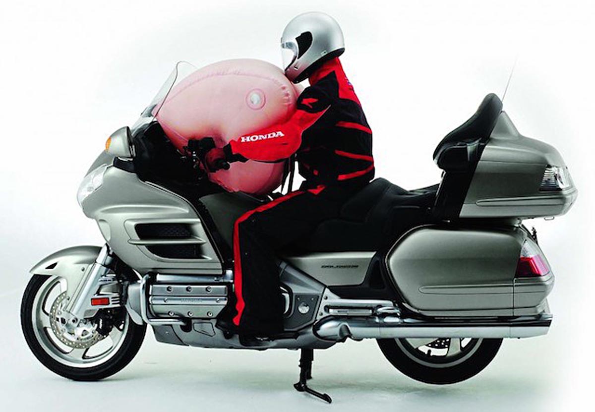 hệ thống túi khí mới trên xe máy Honda