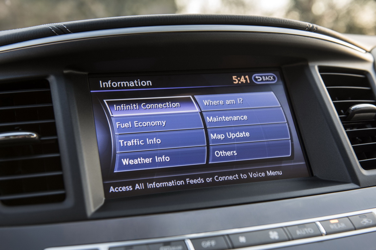 infiniti QX60 2016 màn hình trung tâm infiniti QX60 2016