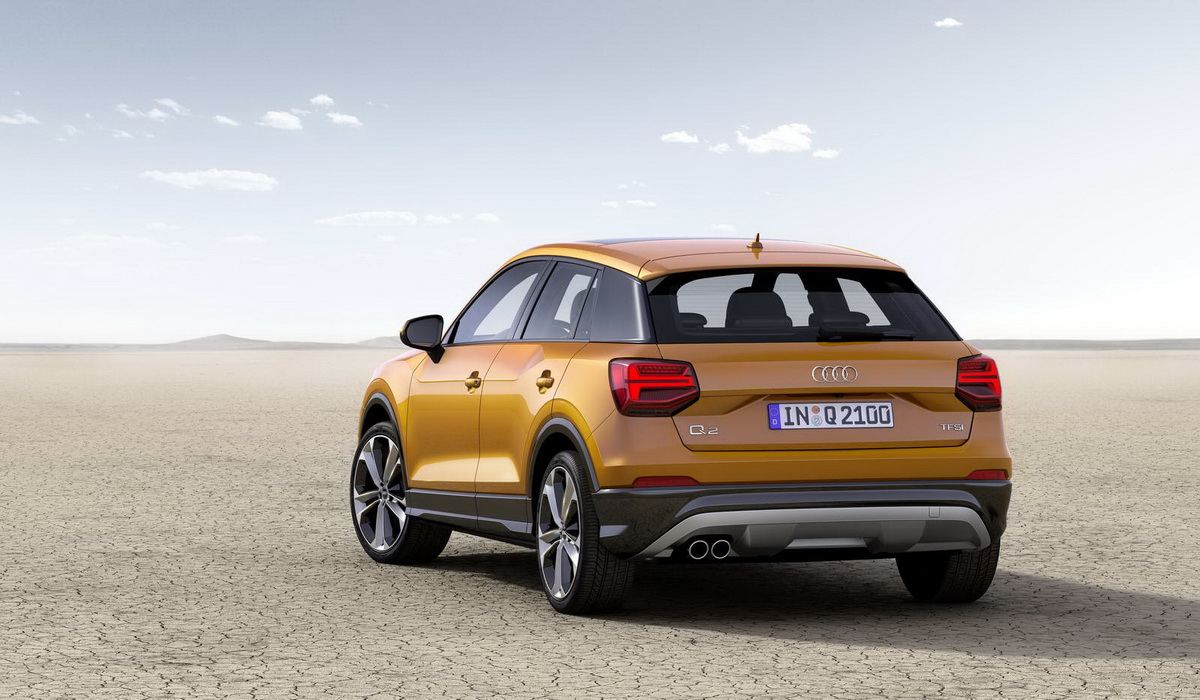 audi Q2 2016 mặt sau audi Q2 2016