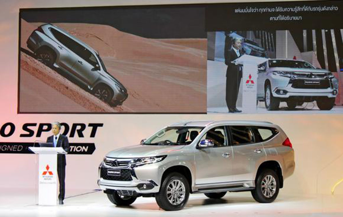 xe SUV lên ngôi tại thái lan mitsubishi pajero sport