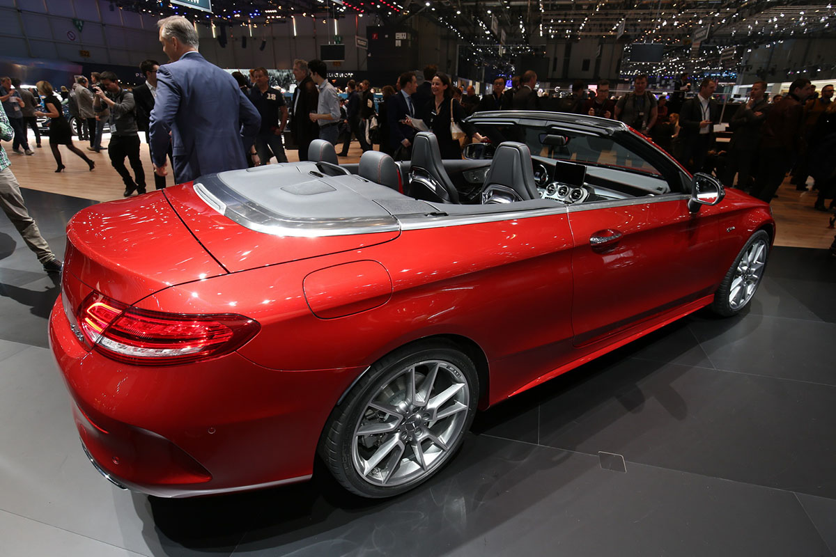 đuôi xe mercedes-benz c class convertible 2016