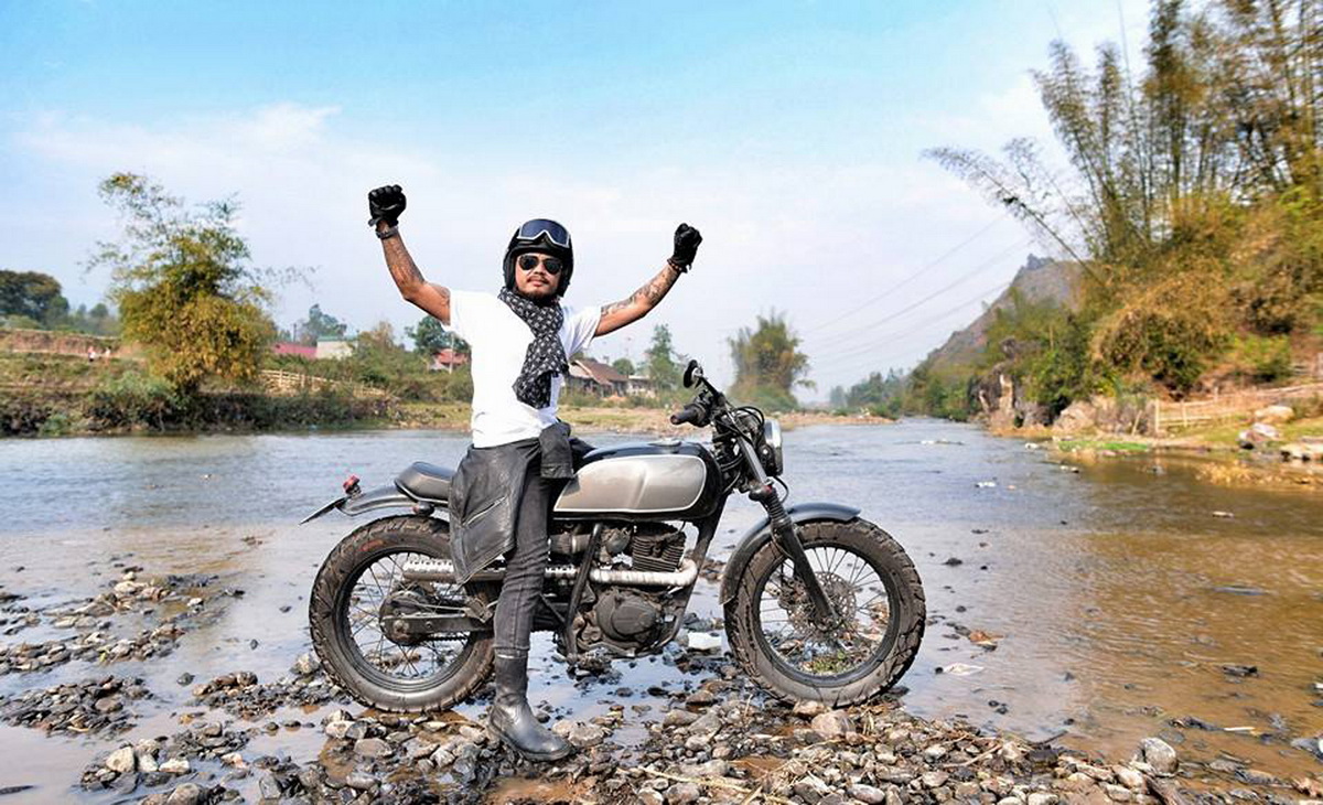 thú chơi xe phân khối lớn của trần lập