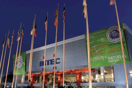 quy mô triển lãm bangkok motor show