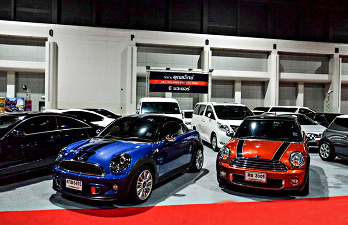 những hình ảnh triển lãm xe hơi cũ tại bangkok