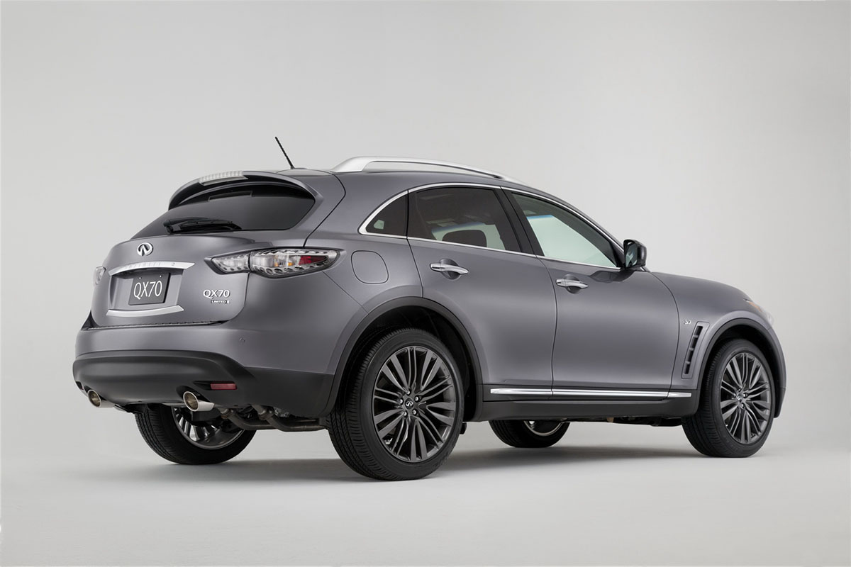 mặt sau infiniti QX70 2017 phiên bản Limited
