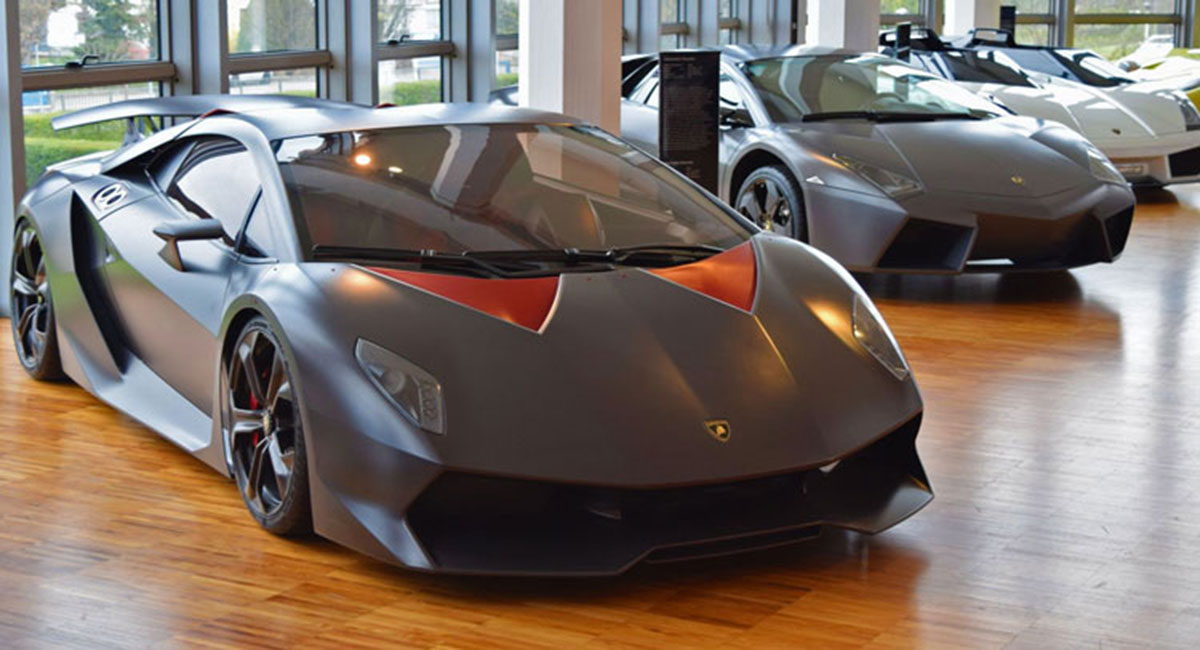 bảo tàng xe lamborghini hình ảnh