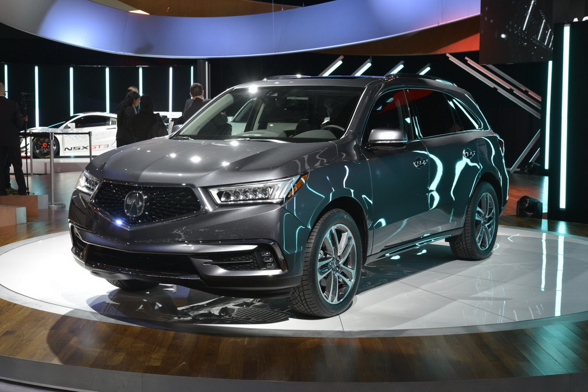 acura mdx 2017 ra mắt mặt trước acura mdx 2017 ra mắt