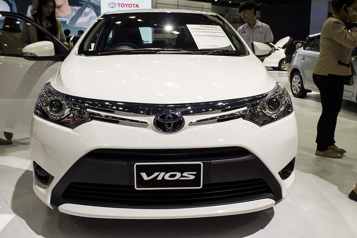 triển lãm bangkok international motor show 2016 toyota vios tại triển lãm bangkok international motor show 2016