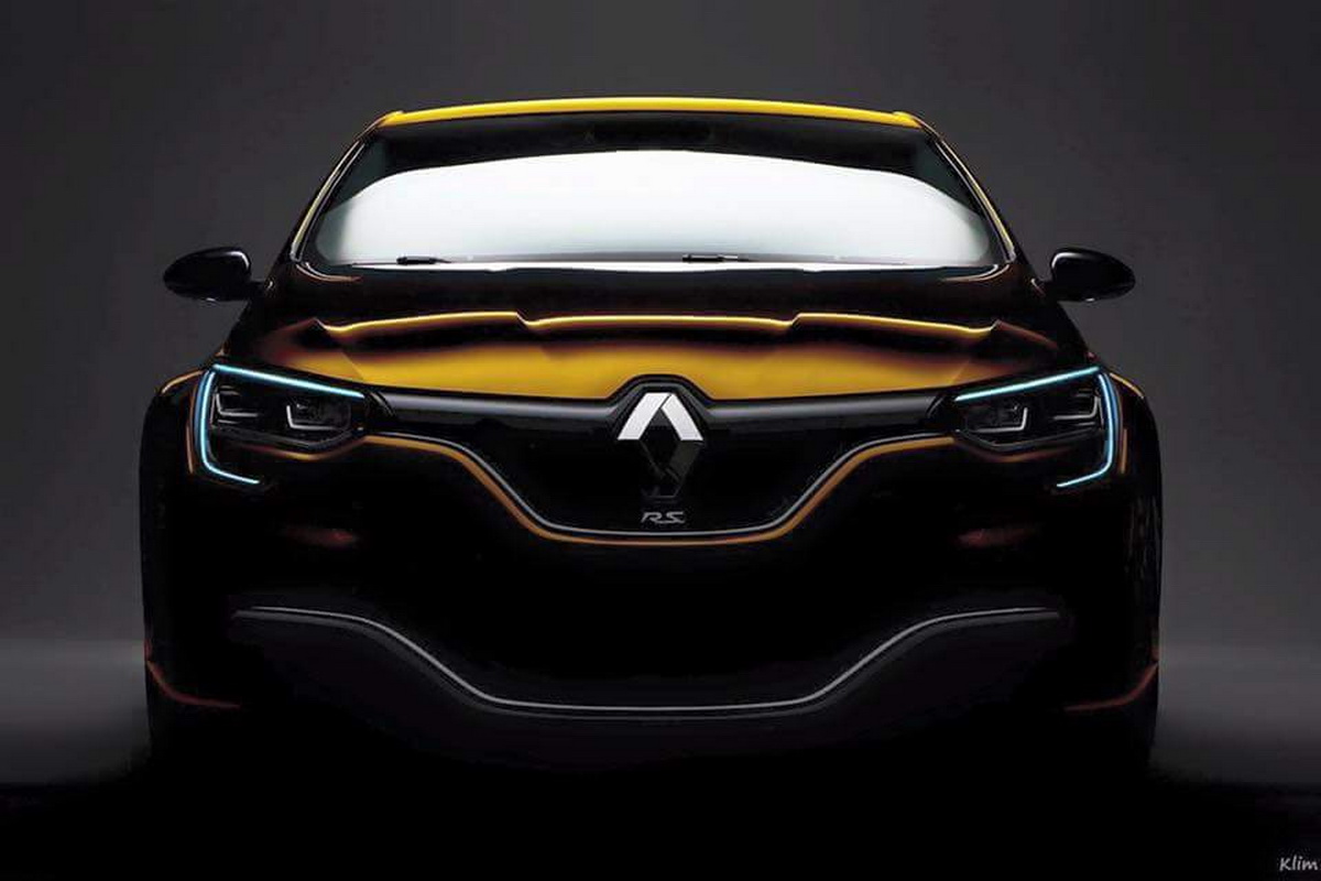 xem hình ảnh phác thảo Renault Megane RS thế hệ mới