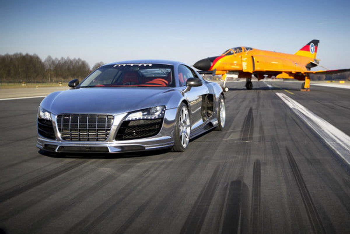 mặt trước audi R8 2011 qua tay độ MTM