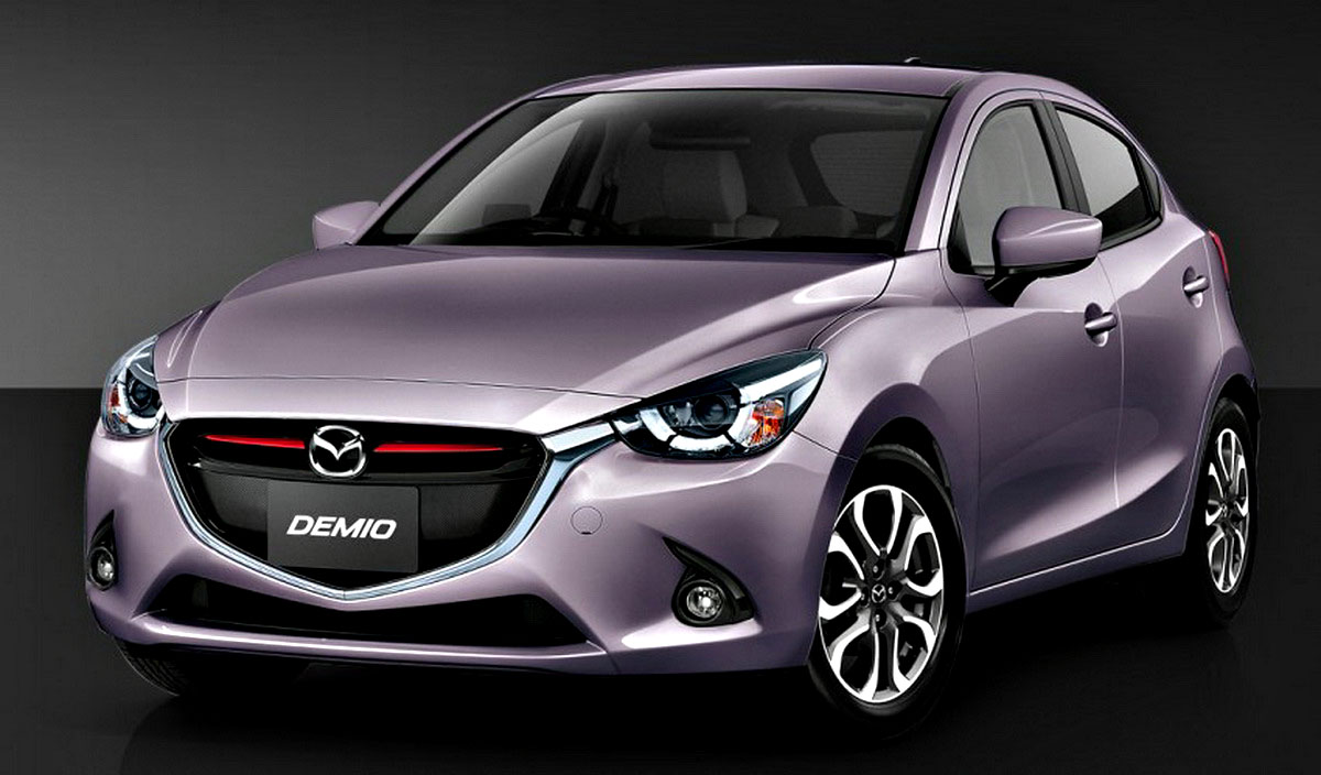 hồng nhạt mazda2 2016