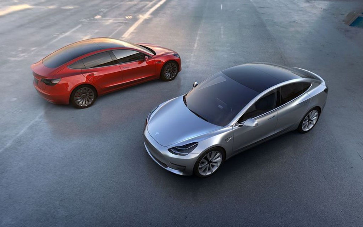 các mẫu xe điện tesla model 3