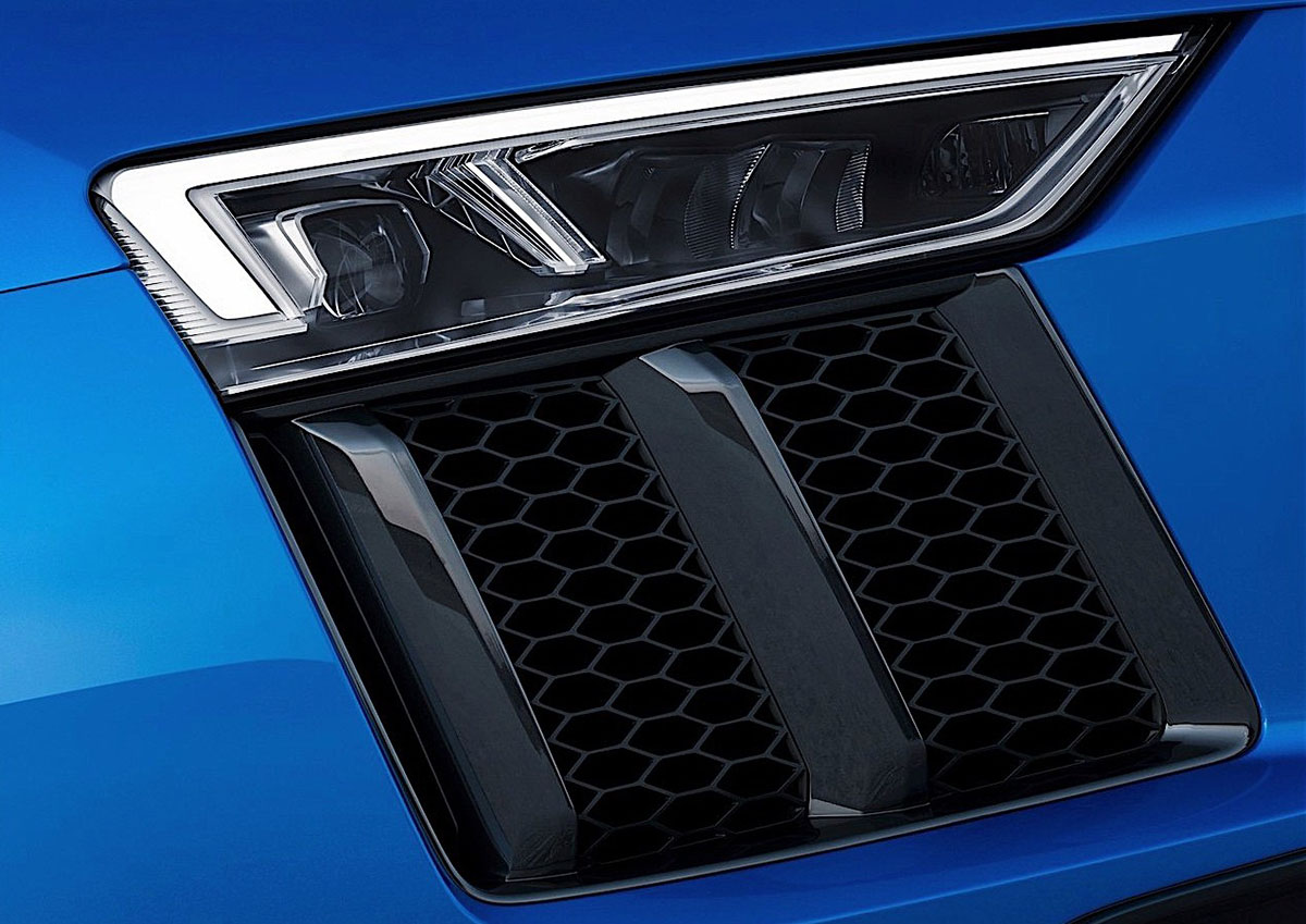 những mẫu đèn pha ô tô ấn tượng 2016 audi R8 V10 là một trong những những mẫu đèn pha ô tô ấn tượng 2016