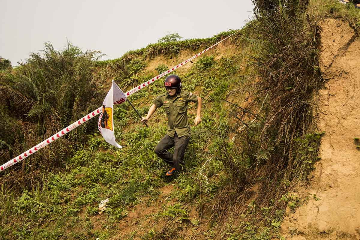 hình ảnh thí sinh đang thi trong sinh nhật PVC lần thứ 3