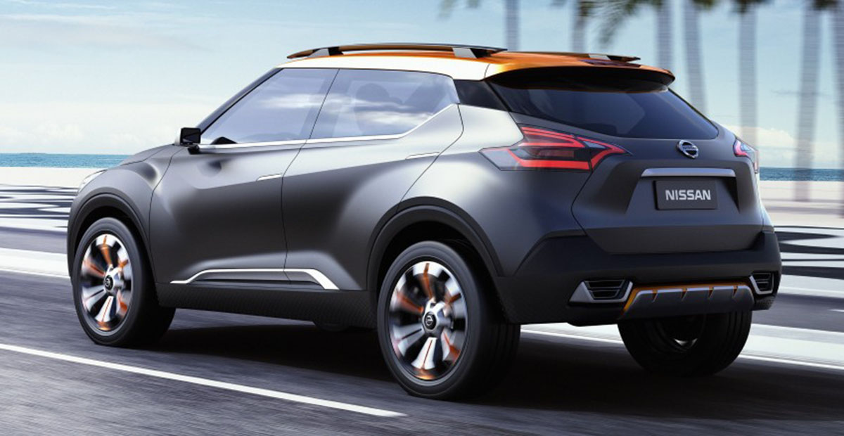 Nissan Kicks concept mặt sau Nissan Kicks concept