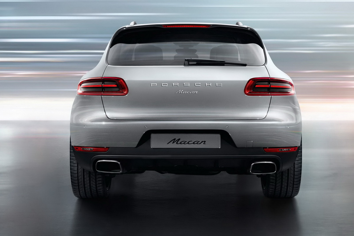 đuôi xe Porsche macan